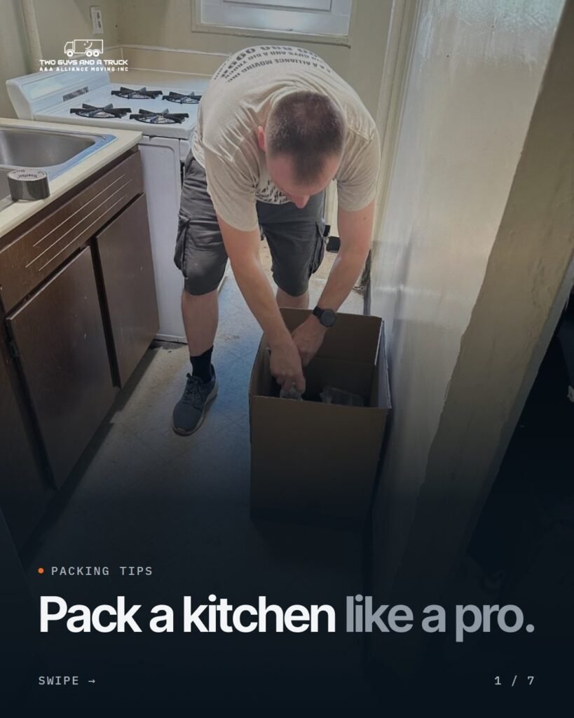 Packing tips: pack a kitchen like a pro